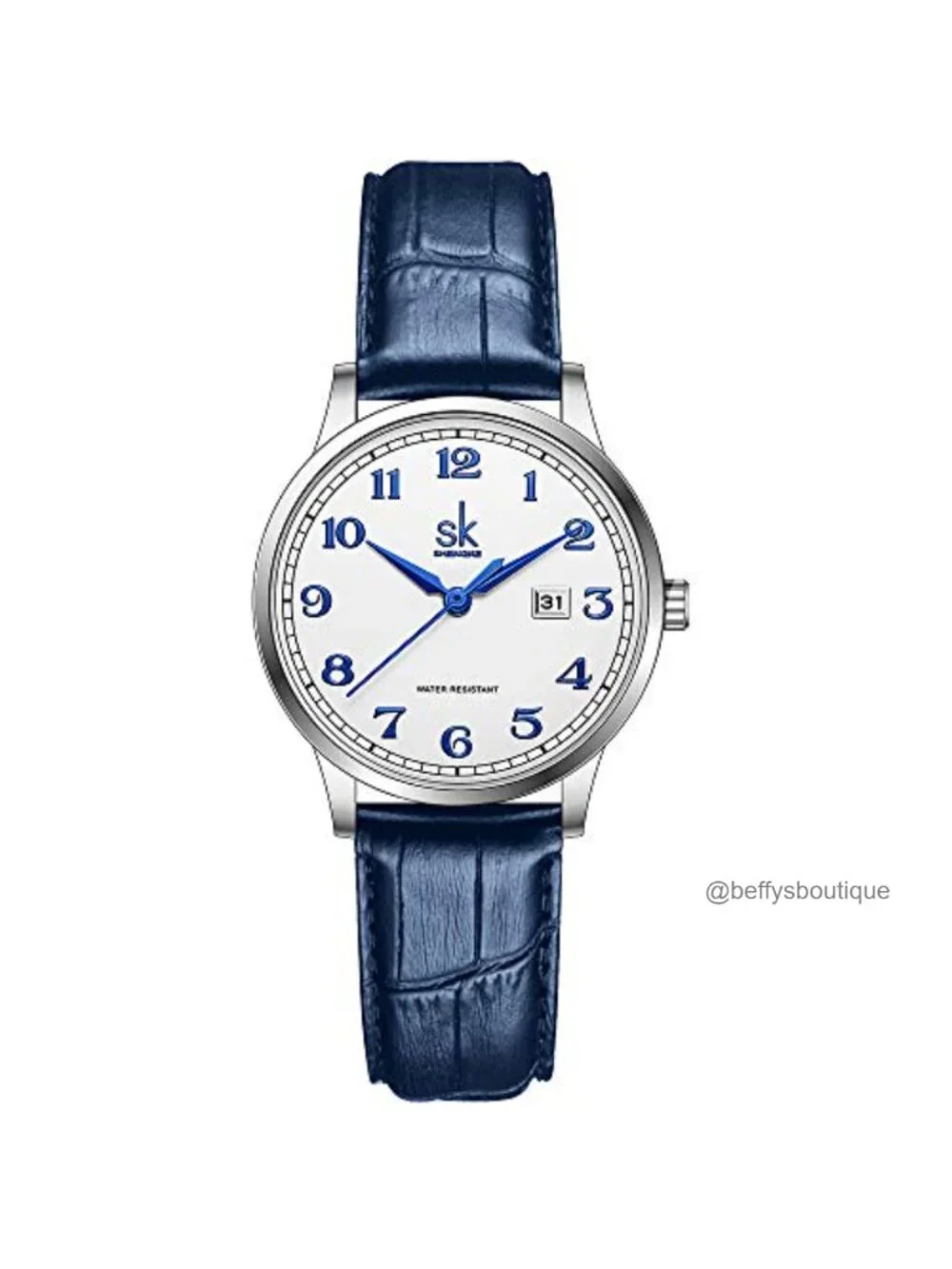 Women's Classic Analog Watch Genuine Leather Strap Japanese Quartz Movement
